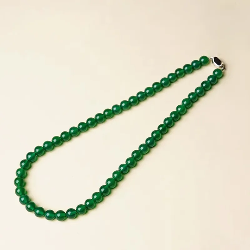 Moon Jewelry Natural Agate Necklaces Unisex-4