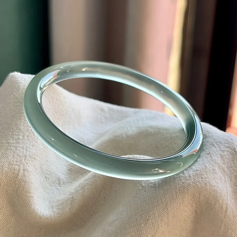 Moon Jewelry Agate Jade Bangles Women's-11