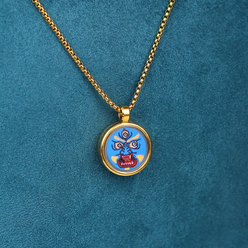 Moon Jewelry Alloy Necklaces Unisex-16