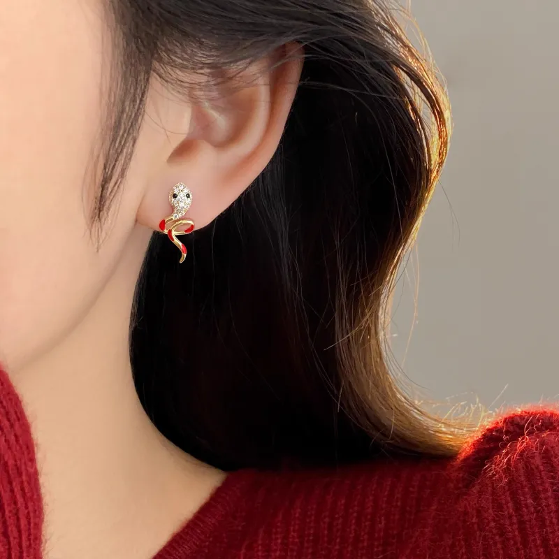 Moon Jewelry Alloy Earrings Unisex-4