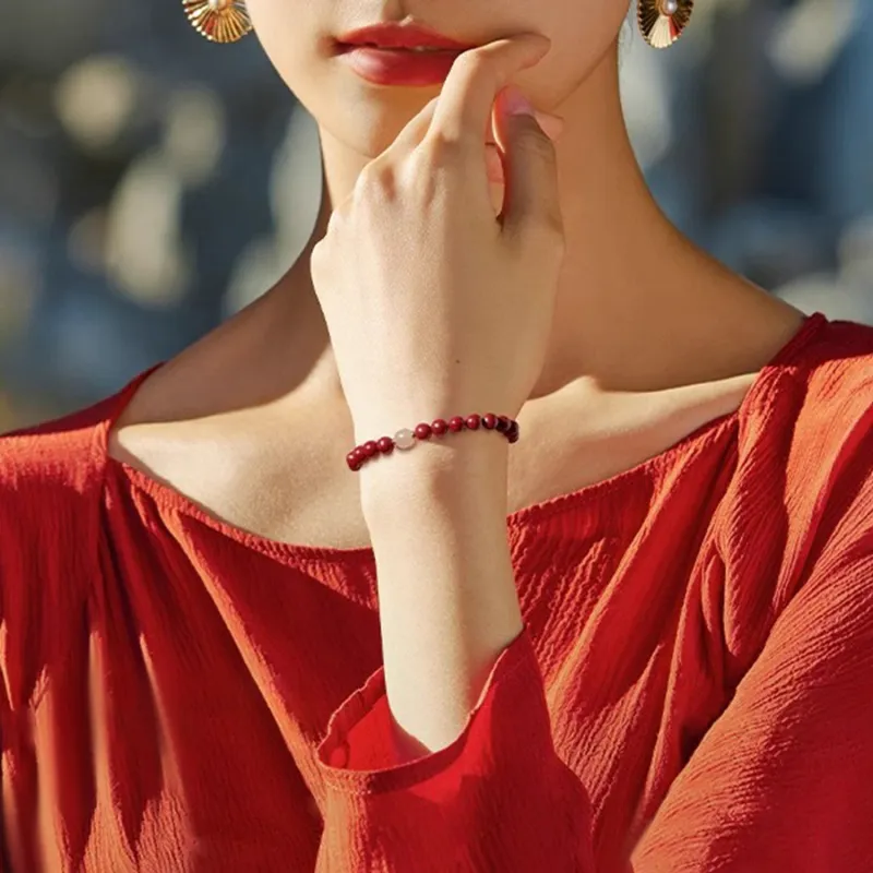 Moon Jewelry Cinnabar Bracelets Women's-1