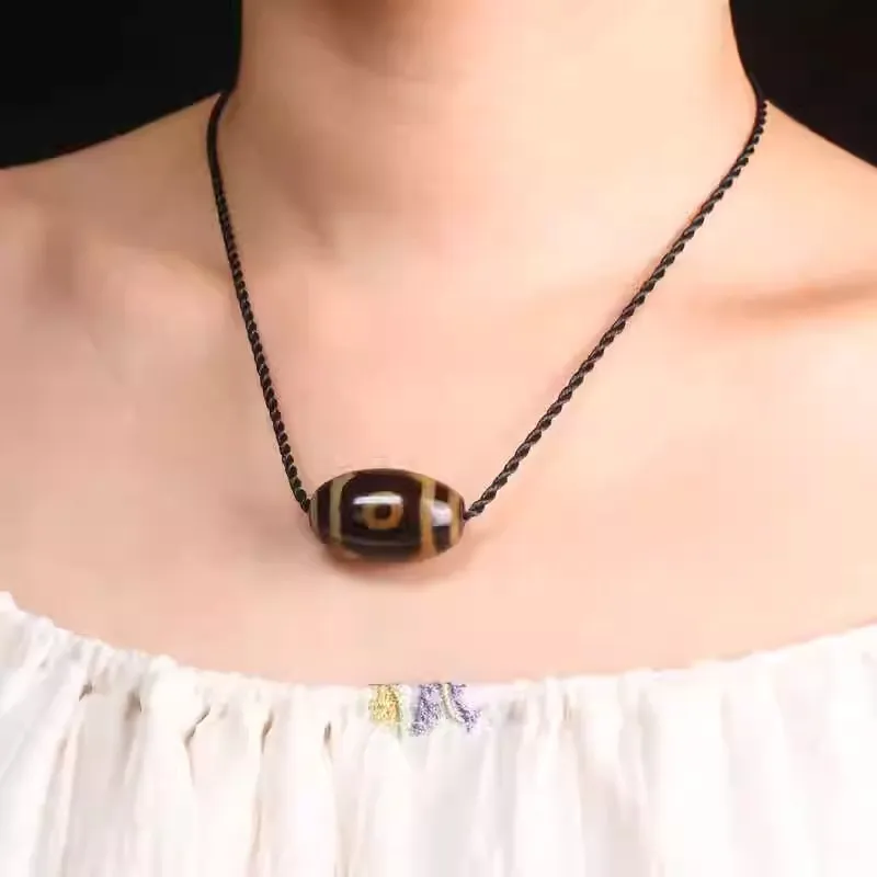 Moon Jewelry Agate Necklaces Unisex-2