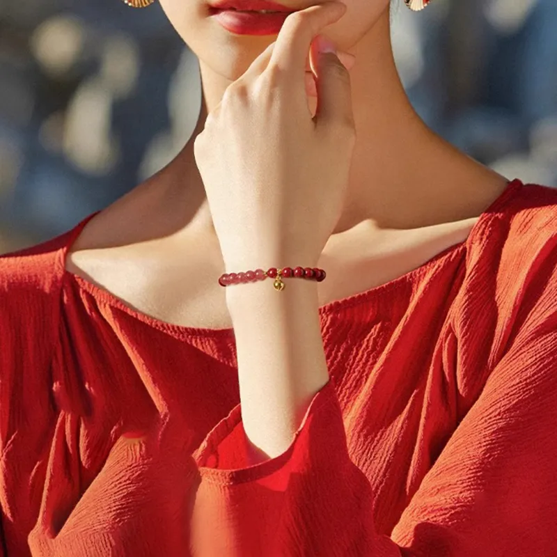 Moon Jewelry Cinnabar Bracelets Women's-1