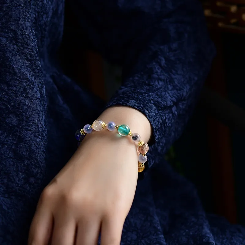 Moon Jewelry Agate Jade Bracelets Women's-1