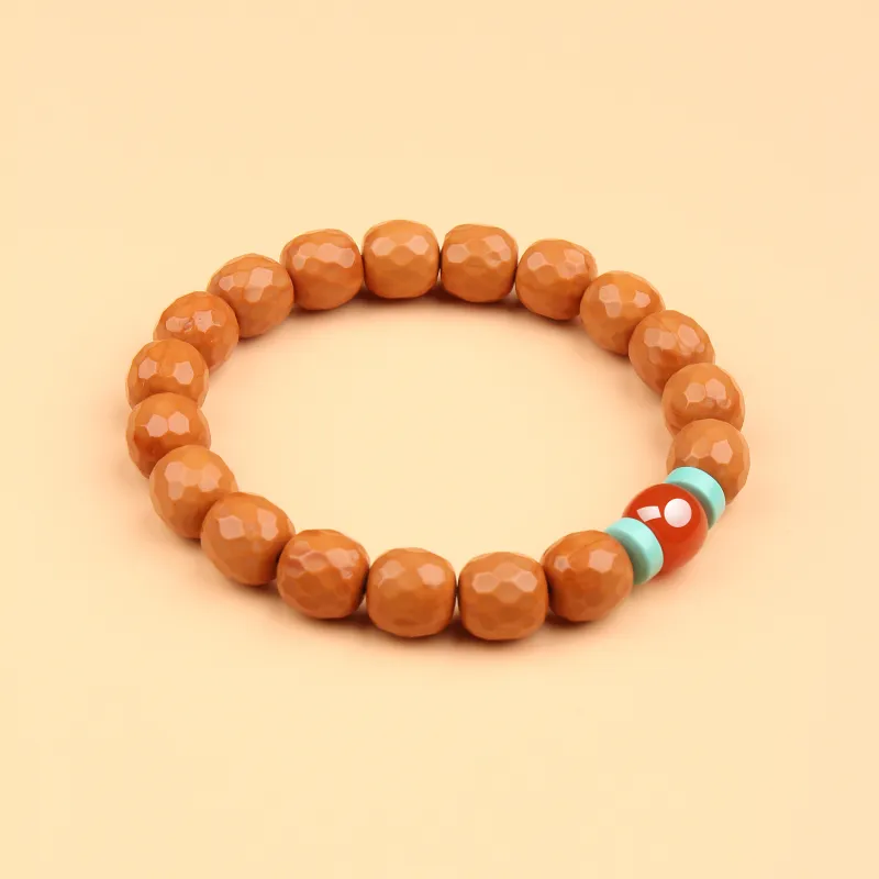 Moon Jewelry Monkey Head Walnut Bracelets Unisex-1