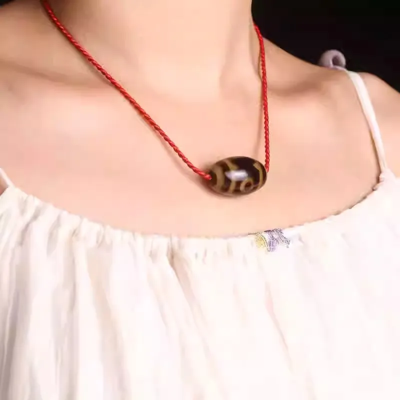 Moon Jewelry Agate Necklaces Unisex-5