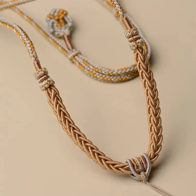 Moon Jewelry Fabric Necklaces Unisex-16