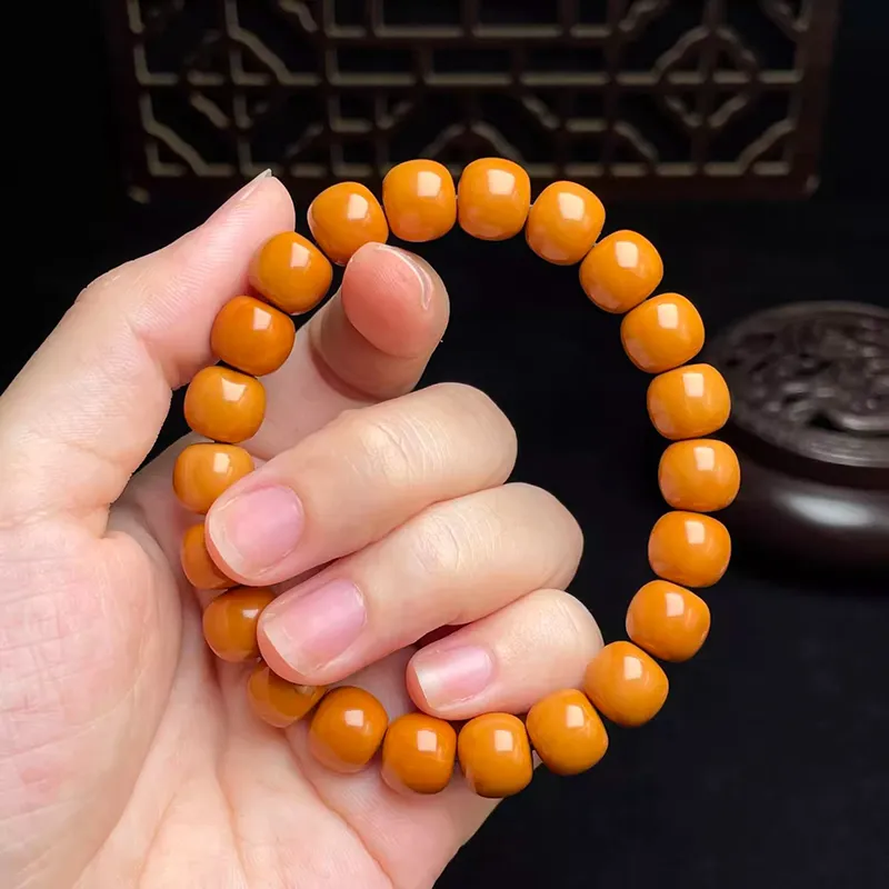 Moon Jewelry Monkey Head Walnut Bracelets Unisex-11