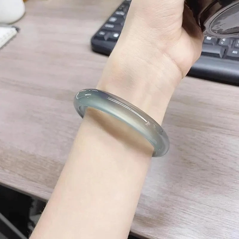 Moon Jewelry Natural Agate Bangles Women's-4