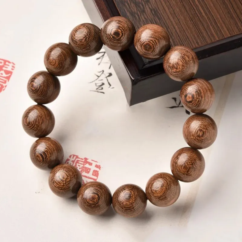 Moon Jewelry Golden Sandalwood Bracelets Unisex-3
