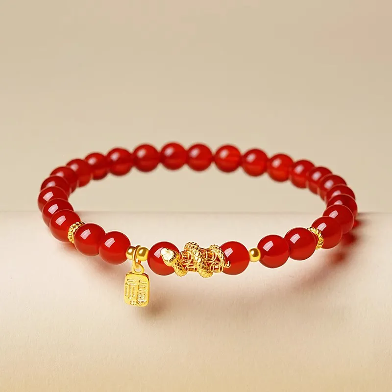 Moon Jewelry Natural Agate Bracelets Unisex-3