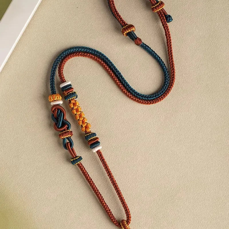 Moon Jewelry Braided String Necklaces Unisex-8