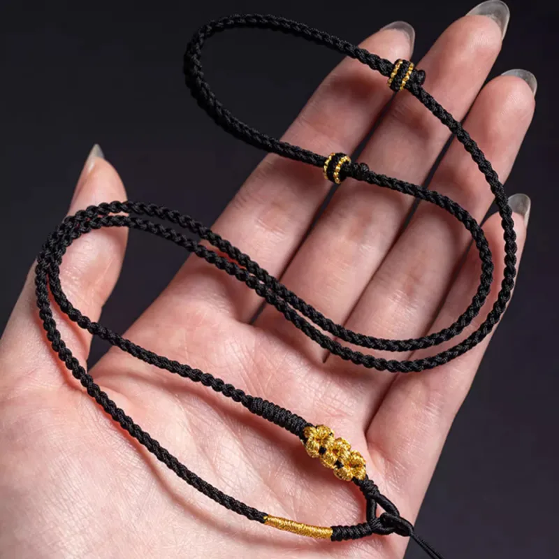 Moon Jewelry Braided String Necklaces Unisex-9
