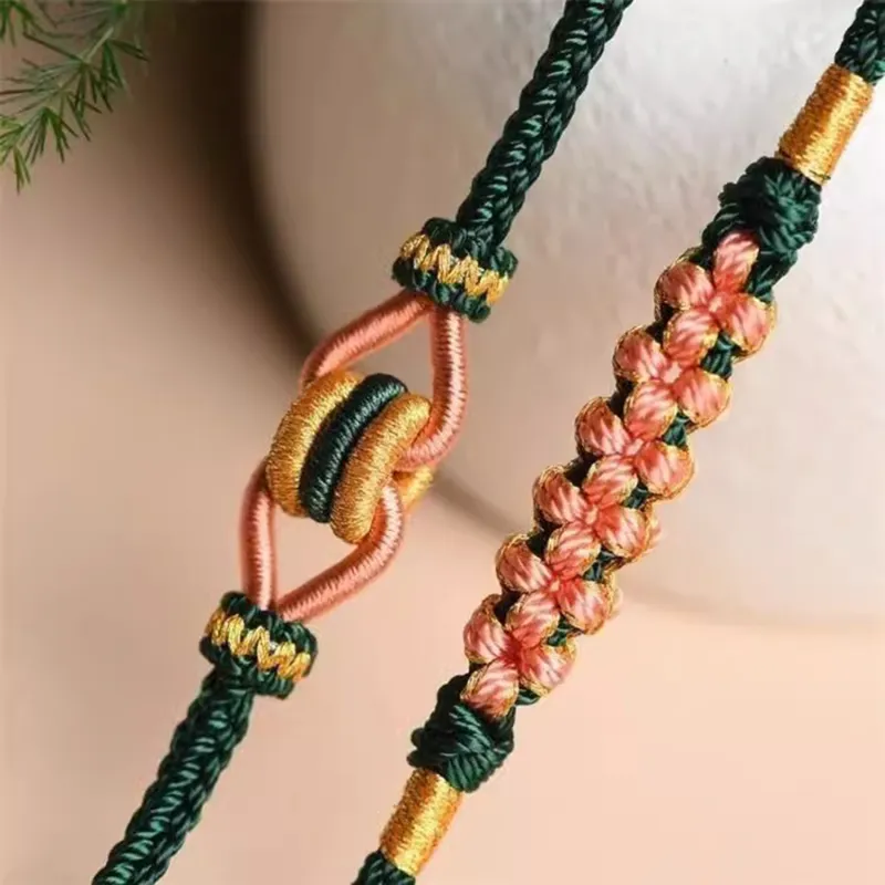 Moon Jewelry Braided String Necklaces Unisex-2