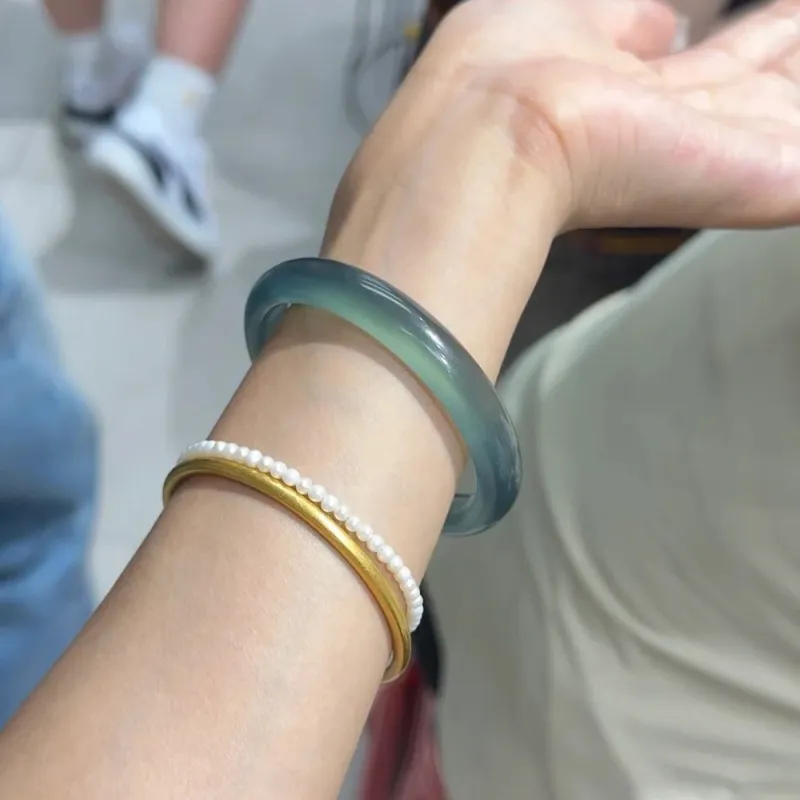 Moon Jewelry Agate Jade Bangles Women's-9