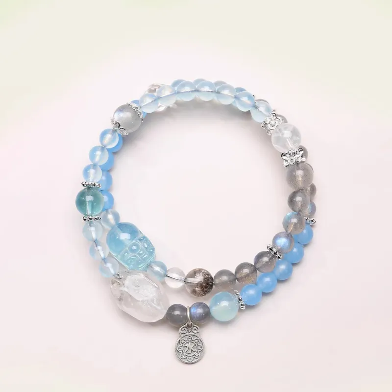 Moon Jewelry Crystal Jade Bracelets Unisex-13