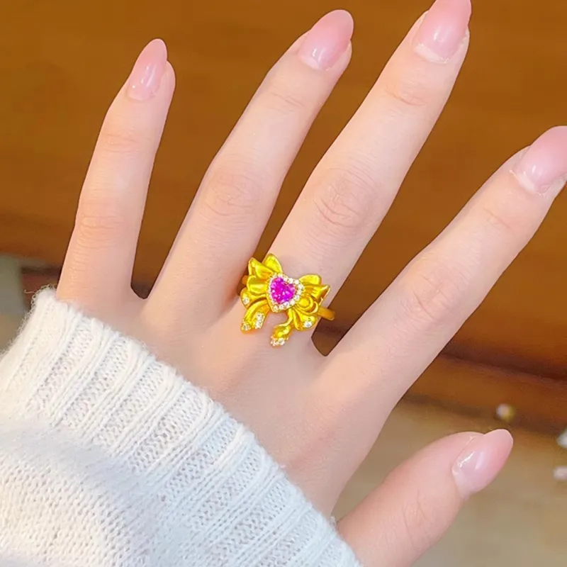 Moon Jewelry Alloy Rings Unisex-6