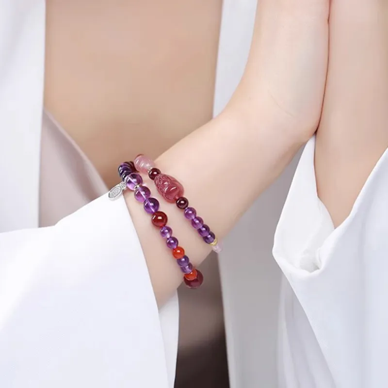 Moon Jewelry Crystal Jade Bracelets Unisex-20