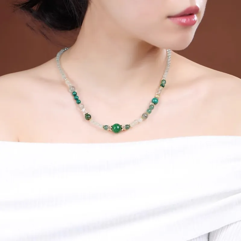 Moon Jewelry Crystal Necklaces Unisex-9
