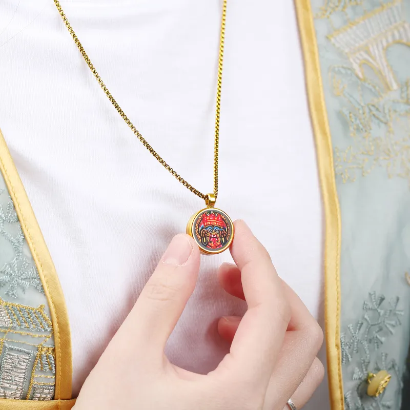 Moon Jewelry Alloy Necklaces Unisex-8