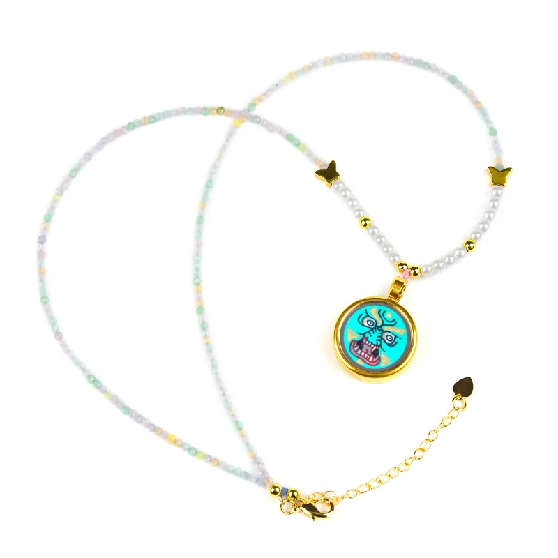 Moon Jewelry Alloy Necklaces Unisex-21