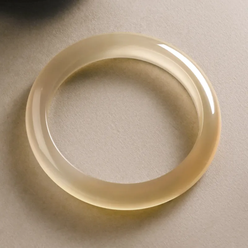 Moon Jewelry Chalcedony Bangles Unisex-4