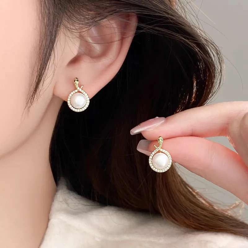 Moon Jewelry Alloy Earrings Unisex-4