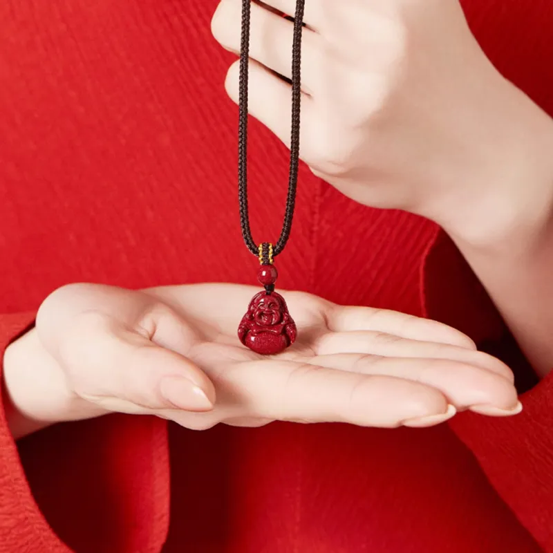 Moon Jewelry Cinnabar Necklaces Unisex-3