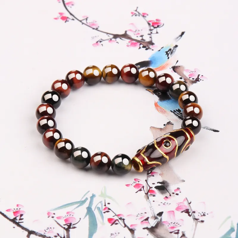 Moon Jewelry Tiger's Eye Stone Bracelets Unisex-2