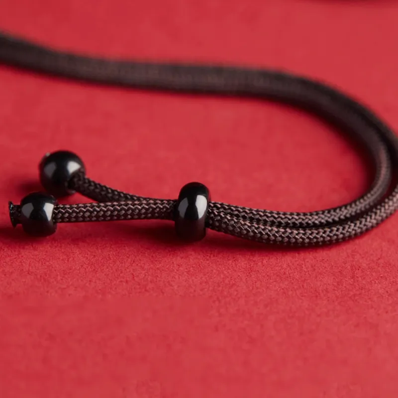 Moon Jewelry Reconstructed Cinnabar Necklaces Unisex-3