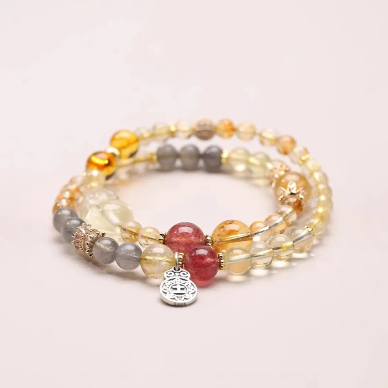 Moon Jewelry Crystal Jade Bracelets Unisex-23
