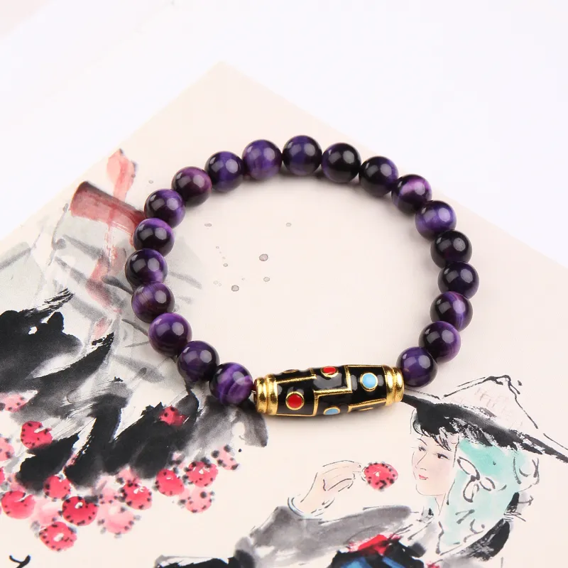 Moon Jewelry Tiger's Eye Stone Bracelets Unisex-4