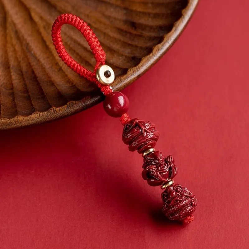 Moon Jewelry Cinnabar Keychains Unisex-17