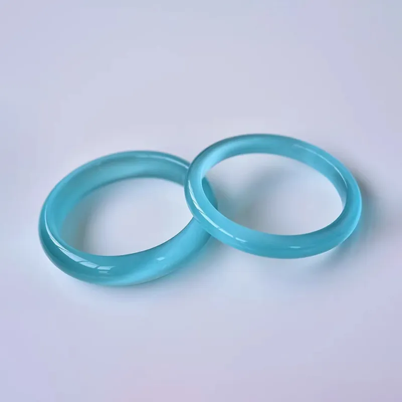 Moon Jewelry Glass Cat Eye Jade Bangles Unisex-2