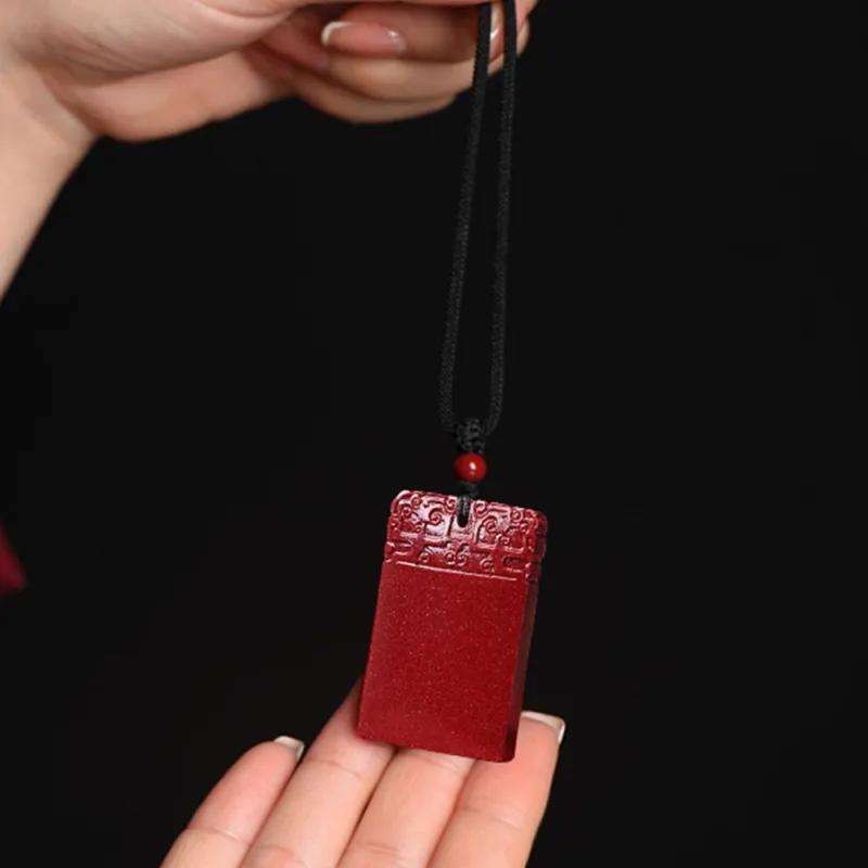 Moon Jewelry Cinnabar Necklaces Unisex-1