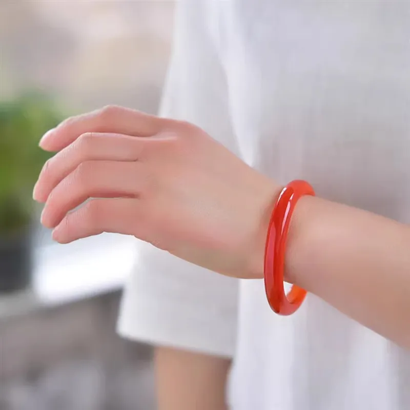 Moon Jewelry Chalcedony Bangles Women's-2