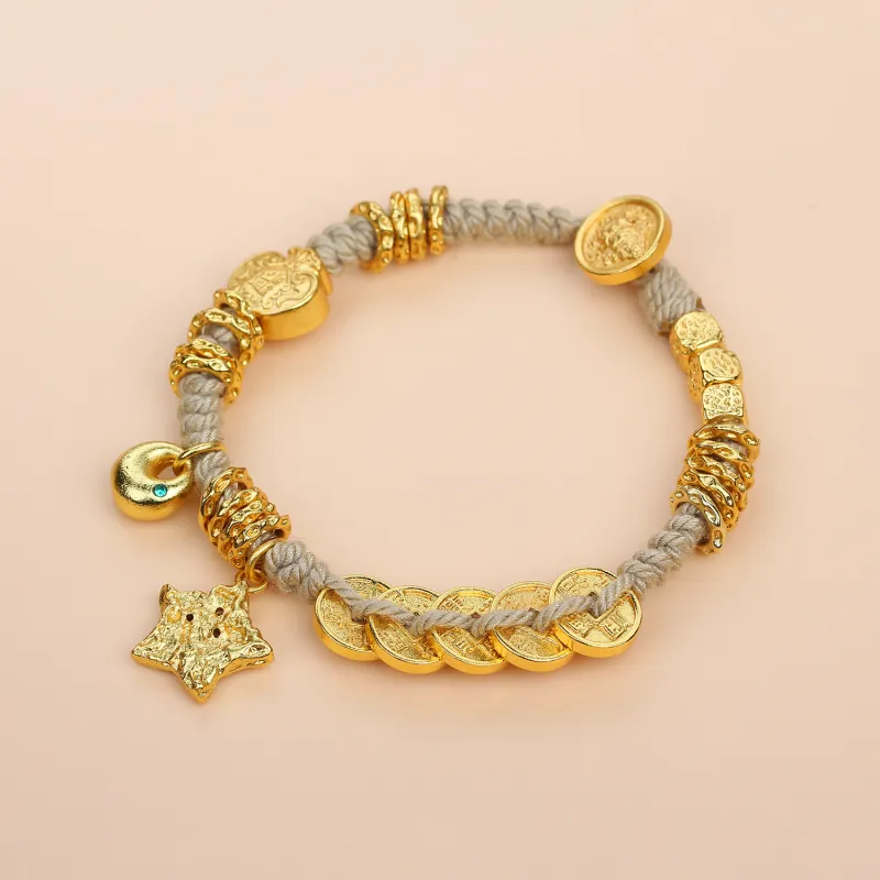 Moon Jewelry Alloy Bracelets Unisex-2
