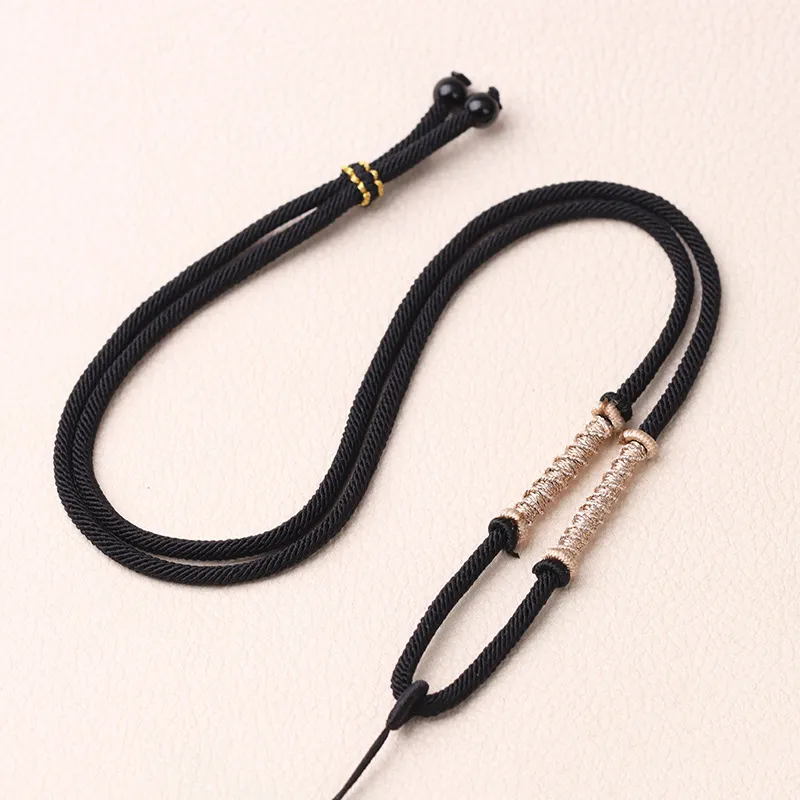 Moon Jewelry Braided String Necklaces Unisex-5