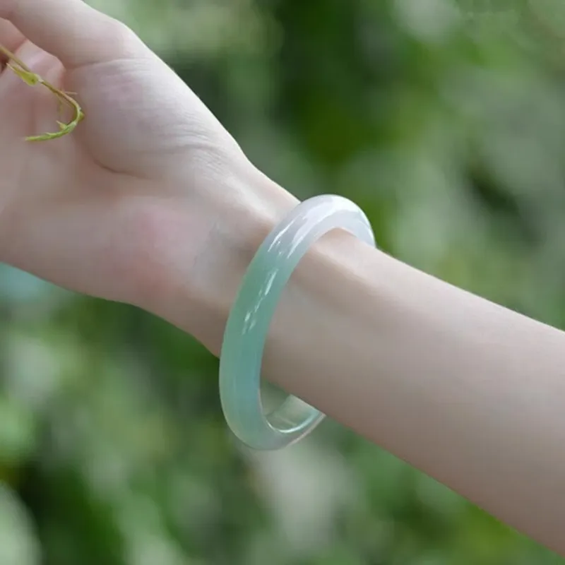 Moon Jewelry Agate Jade Bangles Women's-1