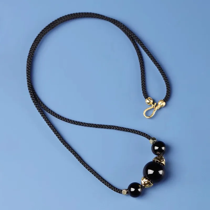Moon Jewelry Agate Necklaces Unisex-19