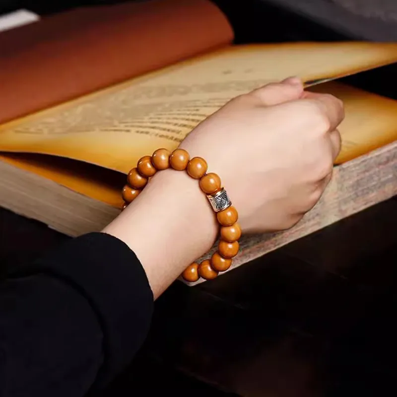 Moon Jewelry Monkey Head Walnut Bracelets Unisex-2