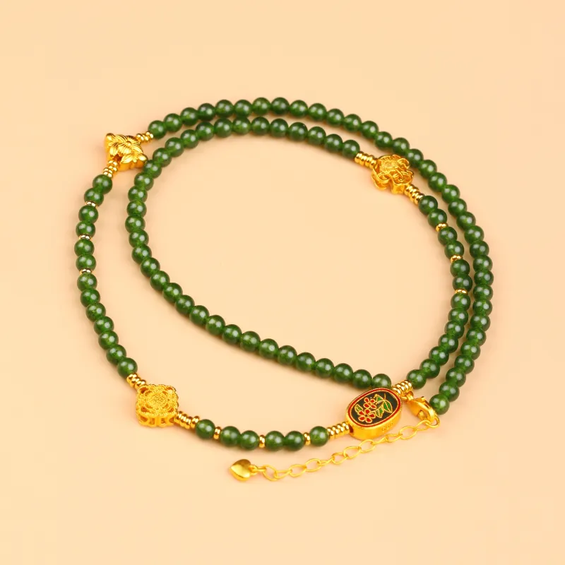 Moon Jewelry Chalcedony Necklaces Unisex-1