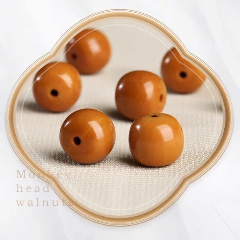 Moon Jewelry Monkey Head Walnut Bracelets Unisex-3