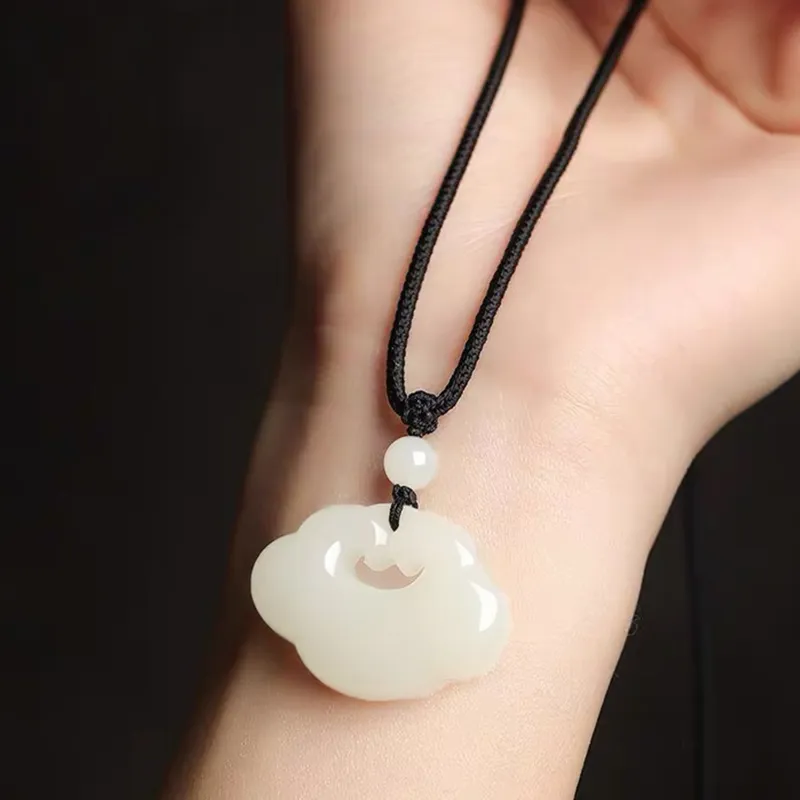 Moon Jewelry Agate Jade Necklaces Unisex-7