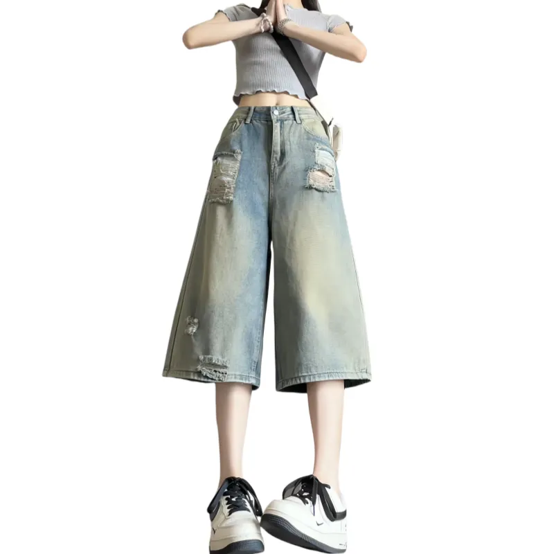 ROBINHOOD Denim Shorts Women's Vintage-2