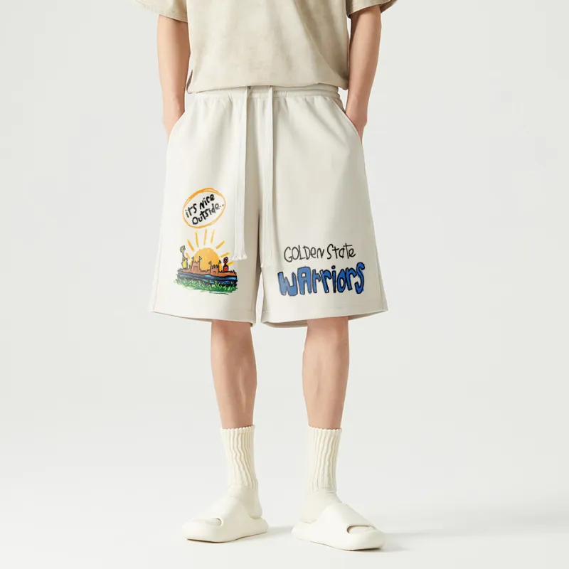 AFTER SCHOOL SPECIAL Casual Shorts Unisex Apricot-6