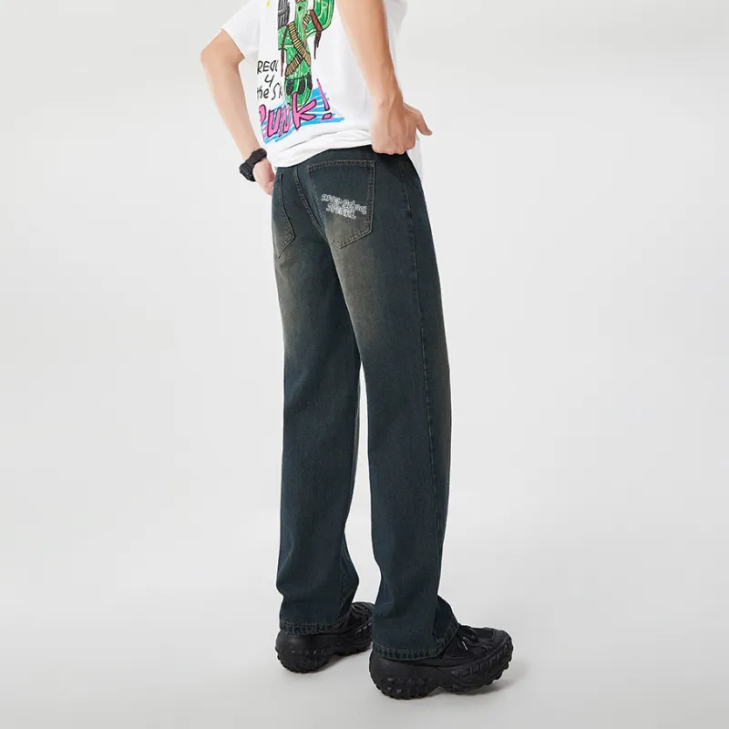 AFTER SCHOOL SPECIAL Jeans Unisex Vintage Blue-3