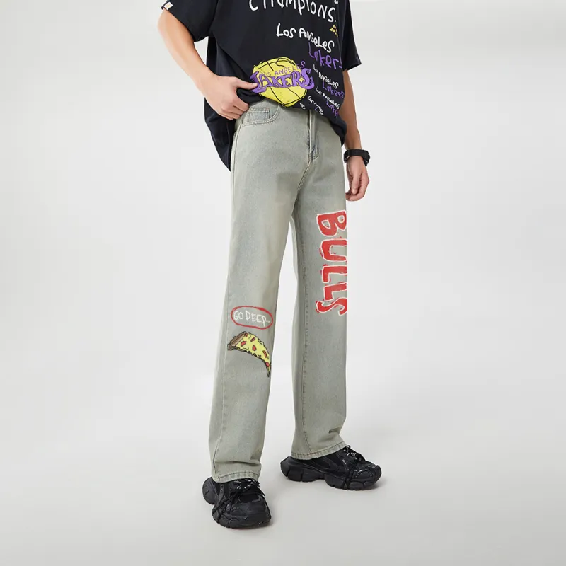 AFTER SCHOOL SPECIAL Jeans Unisex Yellow Mud-2