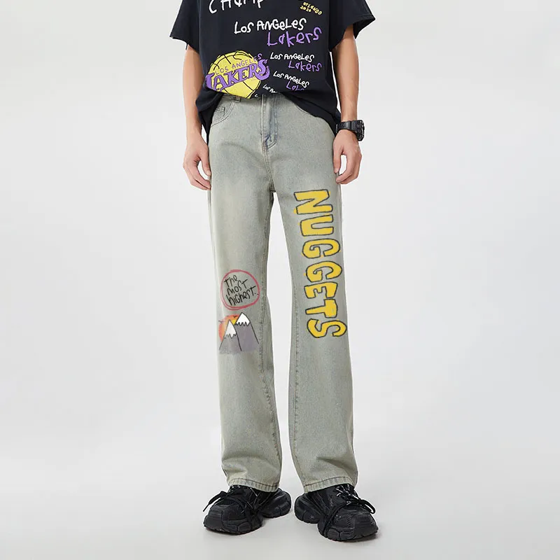 AFTER SCHOOL SPECIAL Jeans Unisex Yellow Mud-2