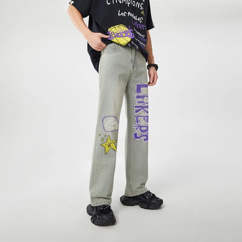 AFTER SCHOOL SPECIAL Jeans Unisex Yellow Mud-2